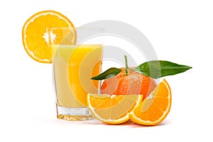 Orange juice in glass