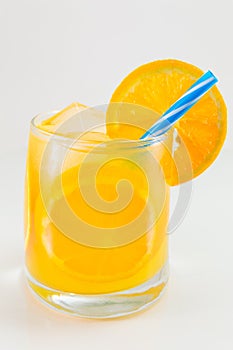 Orange juice in a glass