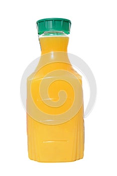 Orange Juice in Plastic Container