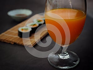 Orange juice ,a refreshing drink