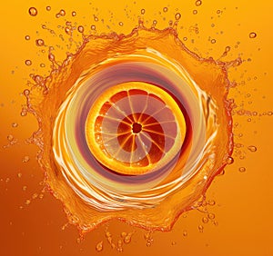 Orange Juice Splash, Generative AI