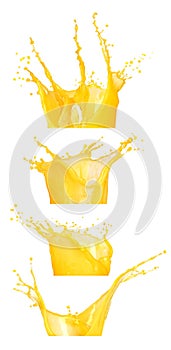 orange juice splash