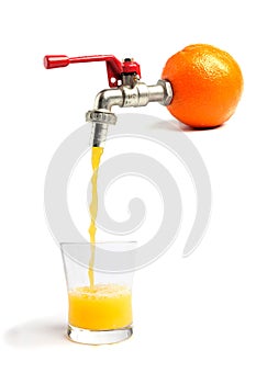 Orange juice - straight from the source