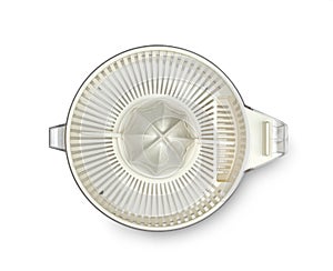 Orange juicer isolated on white background ,include clipping path