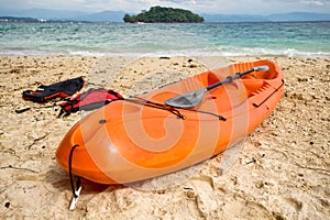 Orange Kayak