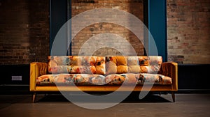 The Orange King Sofa: A Bold And Elegant Artisan Creation