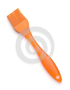 Orange kitchen silicone basting brush