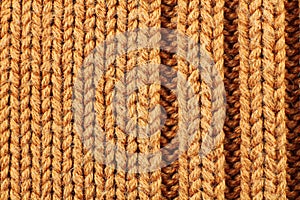 Orange knitting pattern