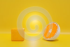 Orange komposition photo