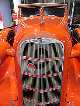 Orange LaSalle Series 50 Convertible Coupe Grill