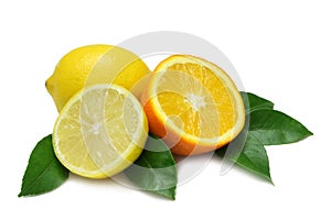 Oranžový a citrón 