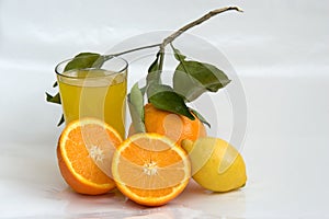 Orange and lemon beverage