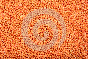 Orange lentils full background