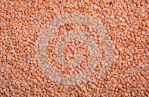 Orange lentils full background
