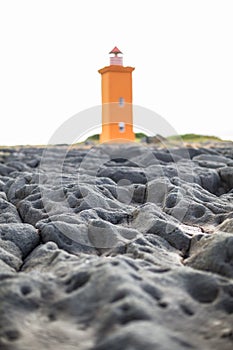 Orange lighthouse