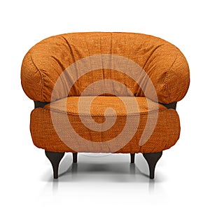 Orange Luxurious armchair