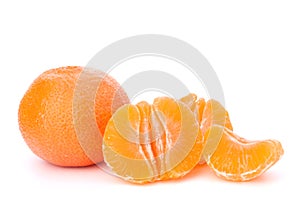 Orange mandarin or tangerine fruit