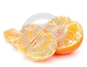 Orange mandarin or tangerine fruit