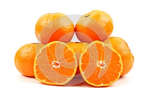 Orange mandarin or tangerine fruit