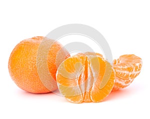 Orange mandarin or tangerine fruit