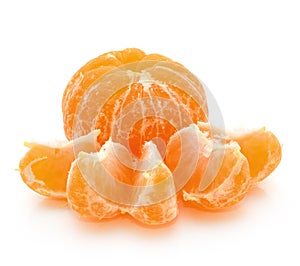 Orange mandarin or tangerine fruit