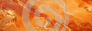 Orange Marble Creative Abstract Photorealistic Texture.