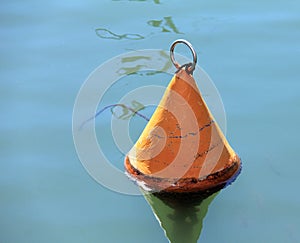 Orange Maritime Buoy