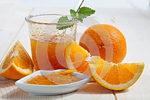 Orange marmalade photo