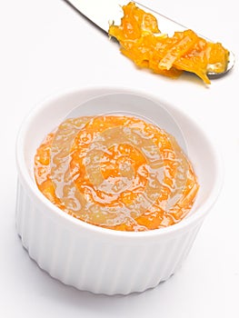 Orange marmalade preserve jam