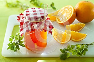 Orange marmelade photo