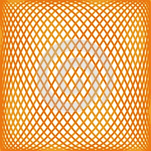 Orange mesh pattern photo