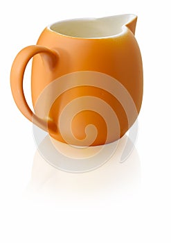 Orange milkjug