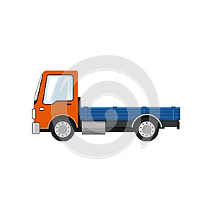 Orange Mini Lorry without Load