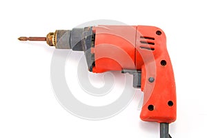 Orange mini Portable drill