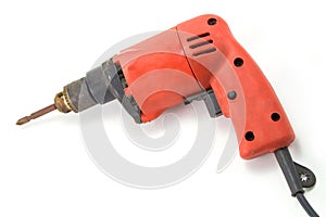 Orange mini Portable drill