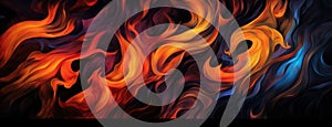 Orange motion pattern flames bright abstract background light background fire red yellow