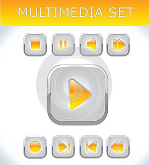 Orange multimedia set