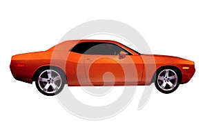 Orange Muscle Car img