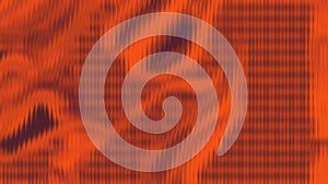 Orange and Navy Abstract Houndstooth Pattern Distortion