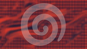 Orange and Navy Abstract Houndstooth Pattern Distortion