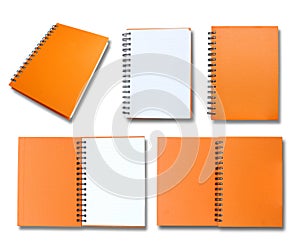 Orange note book collection