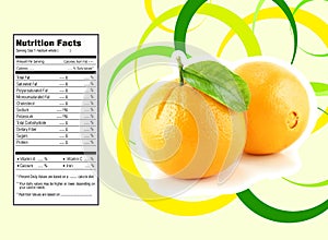 Orange nutrition facts