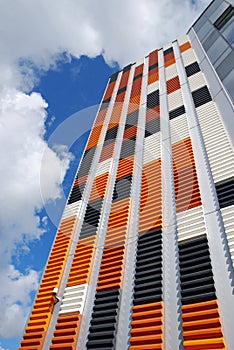 Orange office building