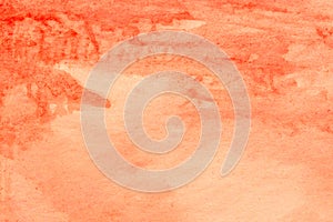 orange painted watercolor background texture