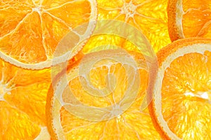 Orange in panes