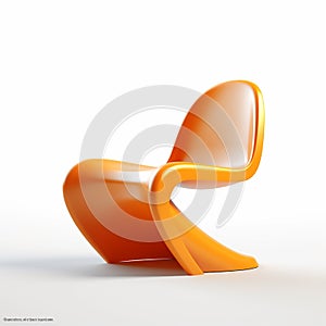 orange Panton chair