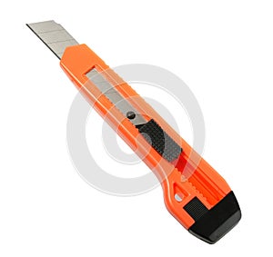 Orange paper knife.