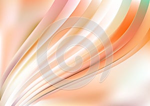 Orange Peach Abstract Background Vector Illustration Design