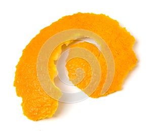 Orange Peel Isolated