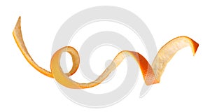 orange peel spiral isolated